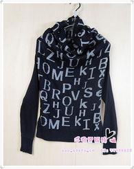 从字母图堆领百褡针织衫看广州千堆雪服饰的日用百货供应